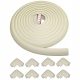  FOAM TAPE for PROTECTING EDGES AND CORNERS 5 meters white + 8 corners