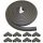 FOAM TAPE FOR PROTECTING EDGES AND CORNERS 5 meters black + 8 corners