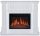 ArtiFlame electric freestanding fireplace with heating function, white, 1800 W, 106.6 x 92.5 x 37 cm