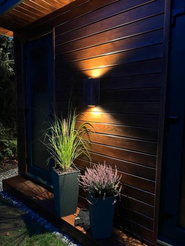  Loveforwood.pl Garden wall light White, chrome, black, brass, natural, shades of blue, brown and beige, red, purple, orange, pink, grey and silver, shades of green, yellow and gold, multicolored GU10 1.5 W