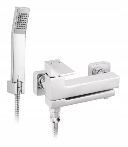 Single-lever wall-mounted bath and shower faucet Ferro ZICCO, chrome