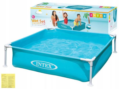 Intex pool with square frame, 122 x 122 cm