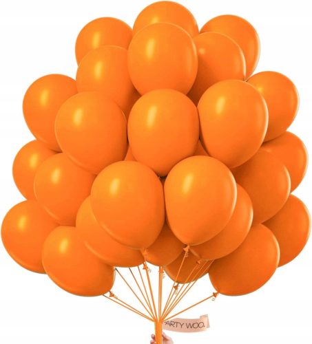  ORANGE BALLOONS SET HALLOWEEN BALLOONS BALLOONS LARGE 12" x100