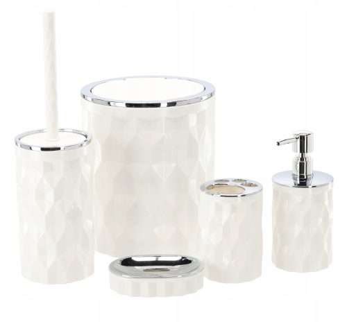 Set bathroom accessories MATKAM-OKY4671 5 elements, white