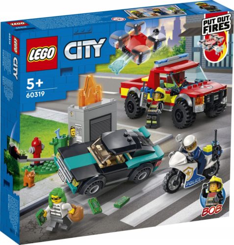  LEGO City 60319 Fire Rescue and Police Chase