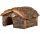  Wooden house for a hedgehog, nesting box, cave