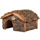  Wooden house for a hedgehog, nesting box, cave