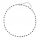  Silver choker necklace with onyx stones