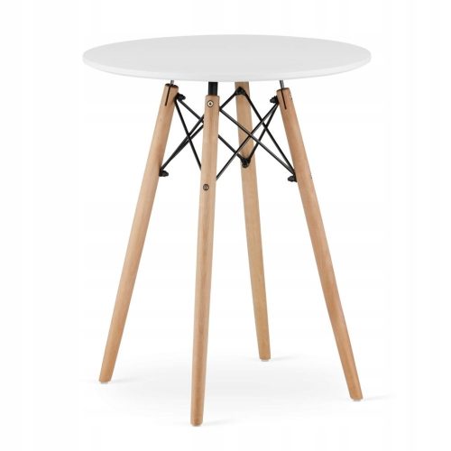  Round kitchen table, light beech, 60 x 60 x 72 cm