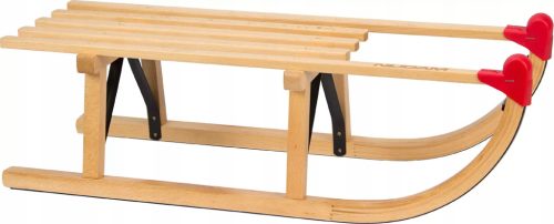  Classic, durable wooden sled NIJDAM Davos 90kg / 80cm