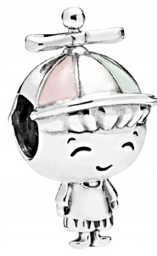  Charms Son Boy in a hat Silver 925 + FREE