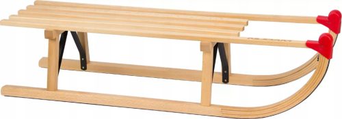  Classic, durable wooden sled NIJDAM Davos 90kg / 100cm