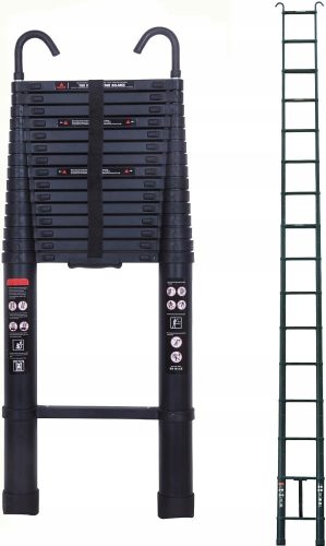 Ladder 6.2 m Aluminum 16 to 150 kg