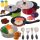  Metal Pots for Children Large Kitchen Set Cookware Frying Pan Accessories