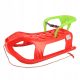  BABY MIX SNOW STAR PLASTIC SLED WITH BACKREST RED