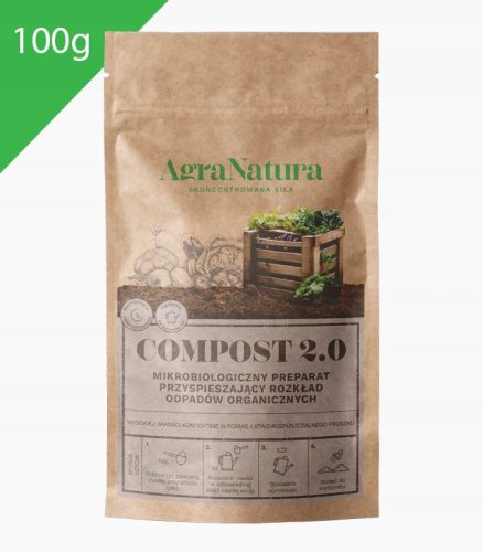 Composting agents and preparations Organic, natural composting agent AgraNatura Powder 0.1 kg