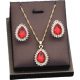  Jewelry set necklace earrings Hurrem Magnificent Century red10