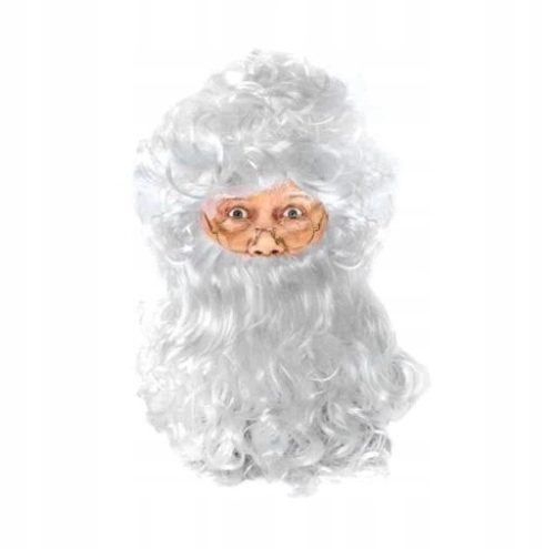  Professional Santa Claus Wig and Beard Set with Mustache