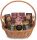  Wicker gift basket LARGE SET for Christmas with tea, sweets, honey