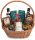  LARGE gift basket, a gift for CHRISTMAS, a set of tea and coffee with sweets