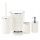 Okyanus bathroom accessory set 5 elements white, chrome