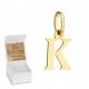  Gold pendant LETTER K pr. 585 ENGRAVING