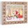  WOODEN ADVENT CALENDAR SANTA CLAUS LED