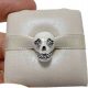  S925 Sterling Silver Charms Skull Glow In The Dark Fits DIY Bracelet