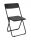 Chairs for garden, terrace and balcony Grospol garden chair, black metal