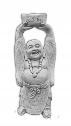  CONCRETE GARDEN FIGURE - MONK BUDDHA