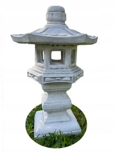  Garden figure made of concrete – Japanese lamp with an attachment on a base