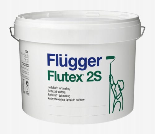 Flügger Acrylic Wall Paint 10 l Matt White