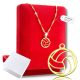  Volleyball Ball Necklace Gold Chain Volleyball Gift 925
