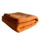 SOFT BLANKET PLUG SLEEVE FOR A WOOL BLANKET 140 cm x 200 cm in orange tones