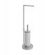  Ba-de bathroom shelf, chrome, chrome, stainless steel