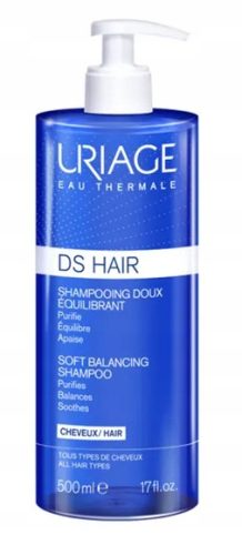 Uriage DS Hair Gentle Regulating Shampoo 500 ml - Dandruff Control & Scalp Comfort