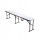 Benches for garden and terrace Bench without backrest, plastic, 180 x 28 cm