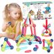  EDUCATIONAL MAGNETIC BLOCKS, LARGE MAGNETIC ROD, XXL SET