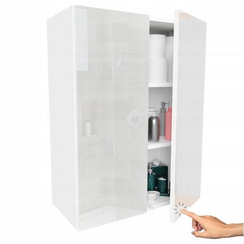 Miradu Pure wall cabinet 78x60x30 cm, glossy white