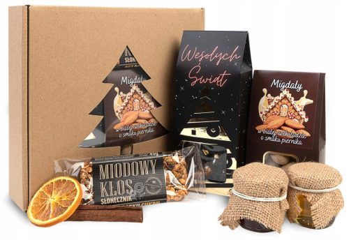  TEA gift set almonds gift for Saint Nicholas Christmas box