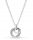  Necklace with round pendant Family is the most important Silver S925