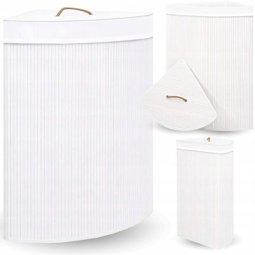 Laundry baskets and containers Interlook 60l freestanding laundry basket, white