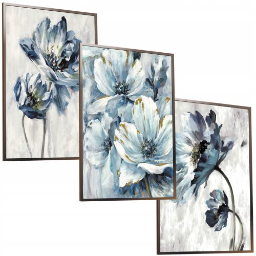 Pictures on the wall 30x40 SET FRAME PAINTING POSTER FRAME ART FLOWERS NATURE BOHO