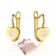  GOLD EARRINGS 585 CHILD GIRL HEART