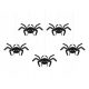  Paper decoration spiders, 27x17 cm, black (1 pack / 5 pieces)