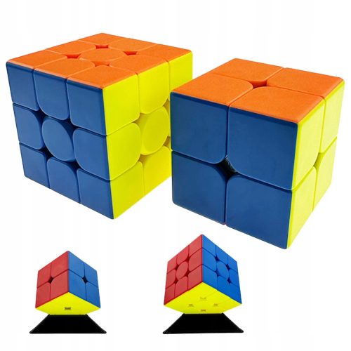  CUBE SET 2x2 3x3 ORIGINAL PROFESSIONAL ADJUSTED GLASS + FREE