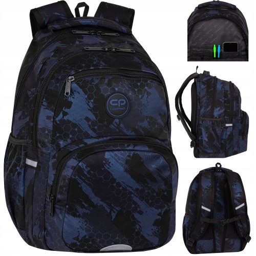  COOLPACK CAPACITY SCHOOL BACKPACK YOUTH PICK TRACE NAVY