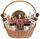  Wicker gift basket set cookies chocolate coffee preserves syrups