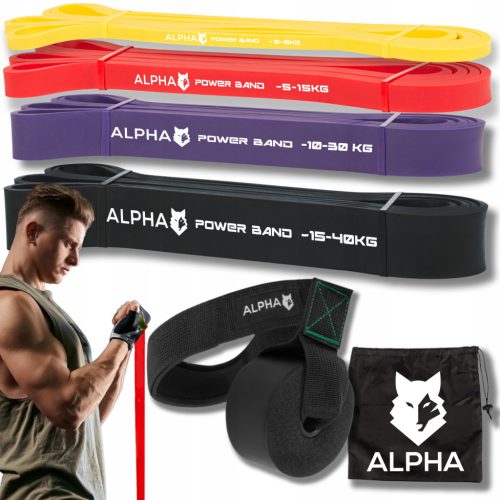  Alpha PB-01 Exercise Band Set