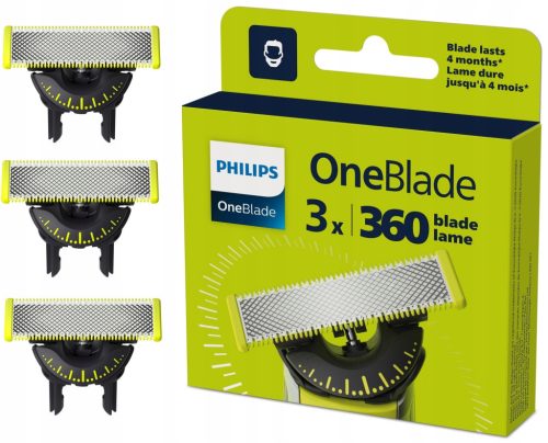  Philips Norelco OneBlade double-edged razor blade, 3 pcs.